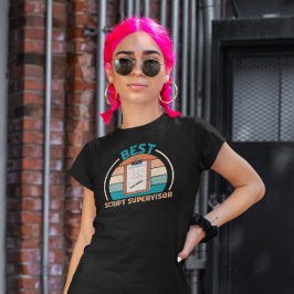Bester Script-Supervisor - Retro T-Shirt