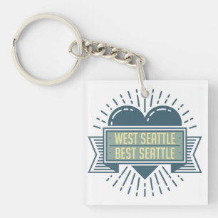 Bester Seattle Schlüsselanhänger Westseattles,