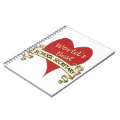 Bester Sekretär der Welt Schul Notizblock (Linke Seite)