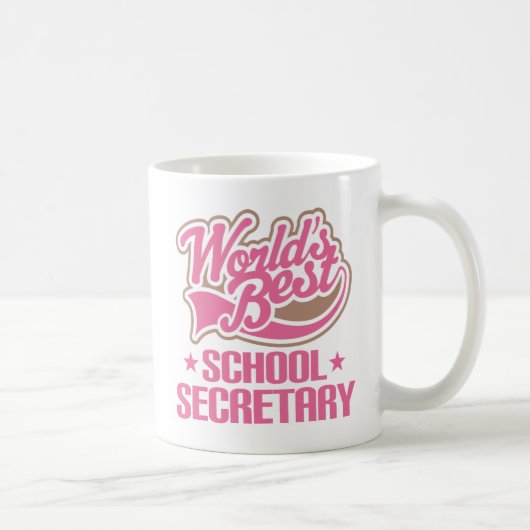 Bester Sekretär Office Mug Gift der Welt Schul Kaffeetasse (Rechts)