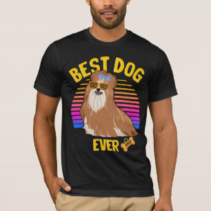 Bester Shih tzu Hund je Retro T-Shirt