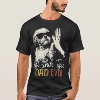 Bester Shih Tzu-Vater Aller Männer Daddy Hundelieb T-Shirt