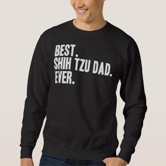 Bester Shih Tzu Vater je Pet Dog Sweatshirt (Vorderseite)