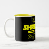 Bester Shredder in der Galaxie Zweifarbige Tasse (Links)