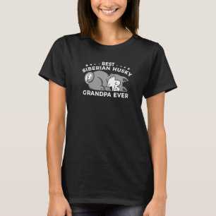 Bester Sibirischer Husky-Opa Aller Zeiten Huskies T-Shirt