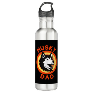 Bester sibirischer Husky-Vater, Husky Dog Liebhabe Edelstahlflasche