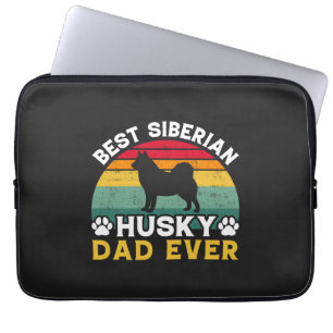 Bester sibirischer Husky-Vater je, Vatertag Laptopschutzhülle