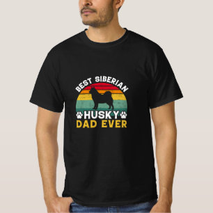 Bester sibirischer Husky-Vater je, Vatertag T-Shirt