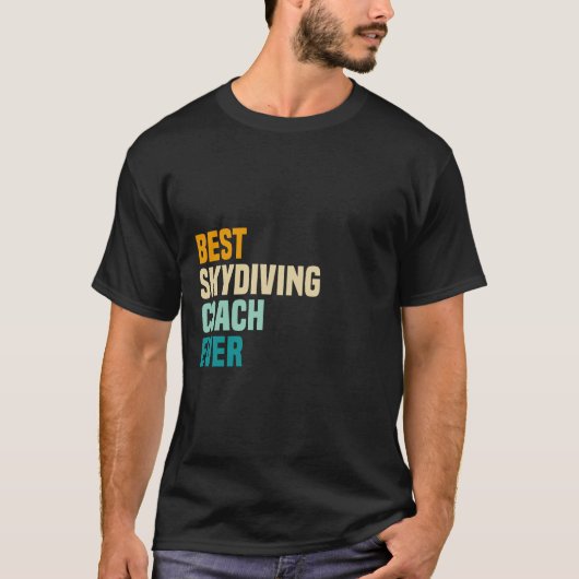 Bester Skydiving Coach je T-Shirt (Vorderseite)