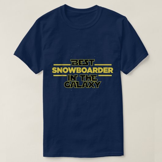 Bester Snowboarder im Galay Snowboarden Sprichwort T-Shirt (Design vorne)