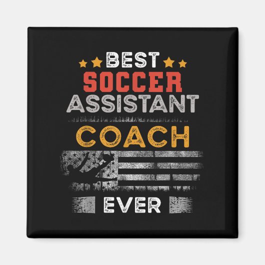 Bester Soccer-Istant-Coach je _ Istant Coach Magnet (Vorne)