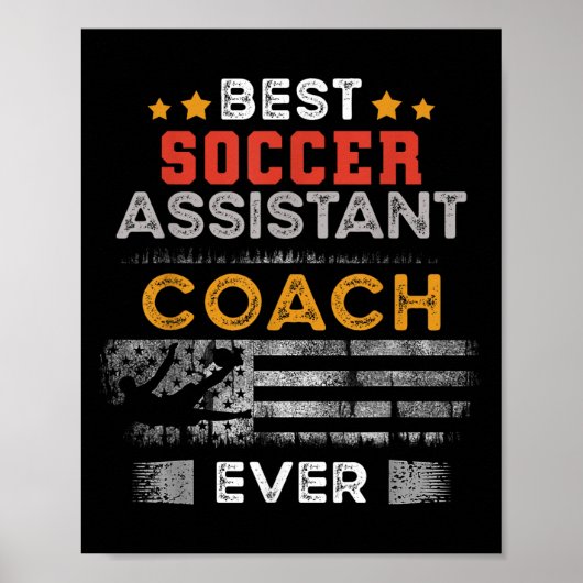 Bester Soccer-Istant-Coach je _ Istant Coach Poster (Vorne)