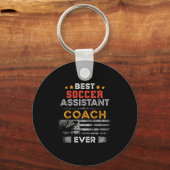 Bester Soccer-Istant-Coach je _ Istant Coach Schlüsselanhänger (Vorderseite)