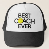 Bester Softball-Coach je Fastpitschuh Softball-Hut Truckerkappe (Vorderseite)