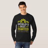 Bester Softwareentwickler der Welt T-Shirt (Vorne ganz)