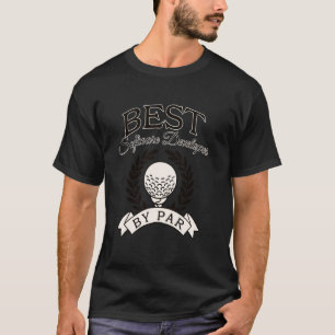 Bester Softwareentwickler von Par Funny Golf Golfe T-Shirt