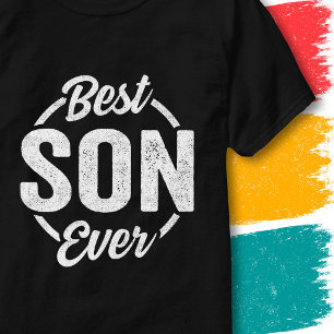 Bester Sohn Aller Zeiten Zitat Retro Stil Lustiger T-Shirt