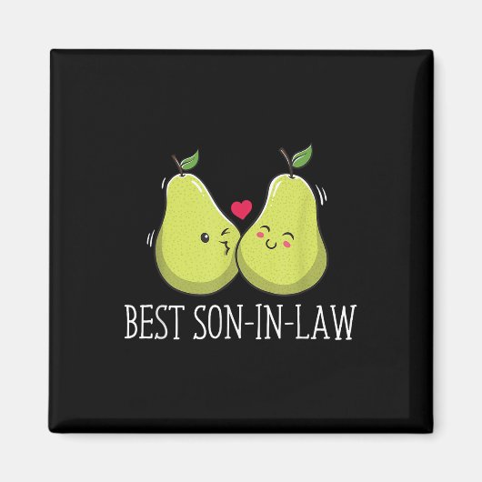 Bester Sohn im Jura Groom Funny Husband zu Spaß Wi Magnet (Vorne)