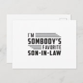 Bester Sohn im Jura Son Proud Phantastisches Funny Postkarte (Vorne/Hinten)