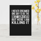 Bester Sohn je Karte (Gelbe Blume)