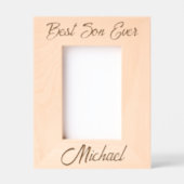 Bester Sohn je Personalisiert Geätzte Rahmen (Vorderseite)