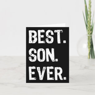 Bester Sohn überhaupt Lustige Familie Cool Karte