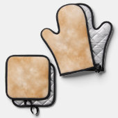 Bester Solid Color Silver Quiltierte Wärmeschutz Ofenhandschuh & Topflappen-Set (Vorderseite/Rückseite)