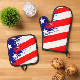 Bester Solid Color Silver Quiltierte Wärmeschutz Ofenhandschuh & Topflappen-Set