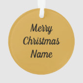 Bester Son Ever Star Ornament (Rückseite)