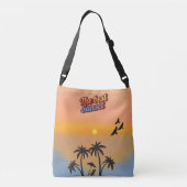 Bester Sonnenuntergang. Tragetaschen Mit Langen Trägern (Rückseite)