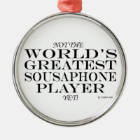 Bester Sousaphone-Player und Metal-Ornament