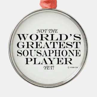 Bester Sousaphone-Player und Metal-Ornament Ornament Aus Metall