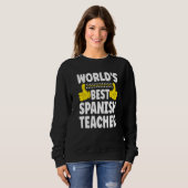 Bester Spanischlehrer der Welt Jobtitel Spanischl Sweatshirt (Vorne ganz)
