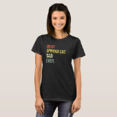 Bester Sphynx-Katz Vater Katze T-Shirt (Vorne ganz)