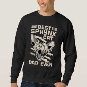 Bester Sphynx-Katzenanzug je Vater für Tiere Sweatshirt