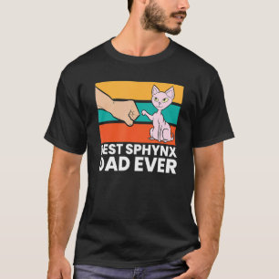 Bester Sphynx-Vater Ever Funny Sphynx Cat Vater 1 T-Shirt