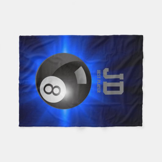 Bester Spieler des Pool-Spiel-| Fleecedecke (Vorderseite (Horizontal))