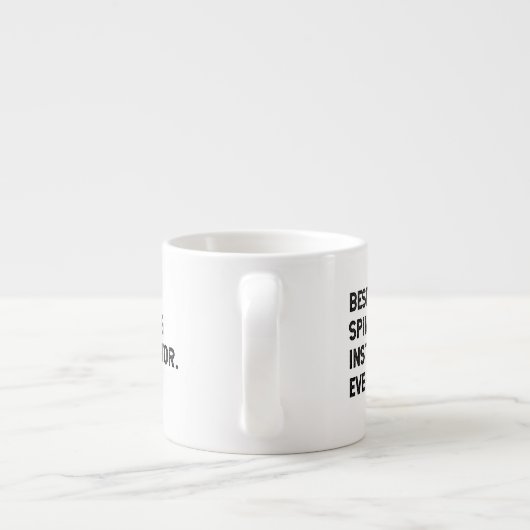 Bester Spinning Instructor je Espressotasse (Rückseite)