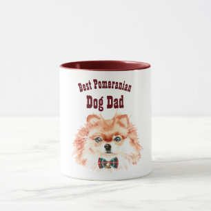 Bester SPITZ DOG VATER - niedliche illustrierte Ob Tasse