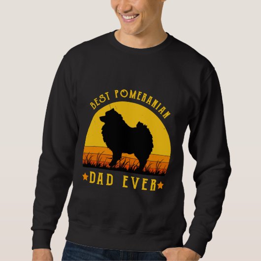 Bester Spitz Vater Ever Funny Vater Grafik Labrad Sweatshirt (Vorderseite)