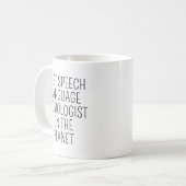 Bester Sprachtherapeut / Logopäde  Kaffeetasse (Vorderseite Links)