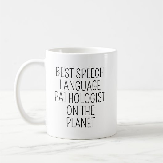 Bester Sprachtherapeut / Logopäde  Kaffeetasse (Links)