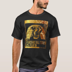 Bester Staffordshire Bull Terrier Vater Ever dog V T-Shirt