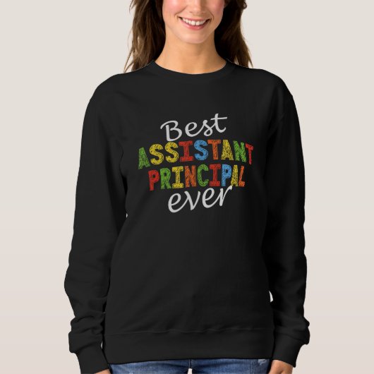 Bester stellvertretender Schulleiter überhaupt Sweatshirt (Vorderseite)