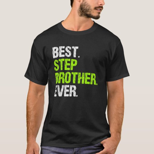 Bester Stepbruder je Cool Step Brother T-Shirt (Vorderseite)