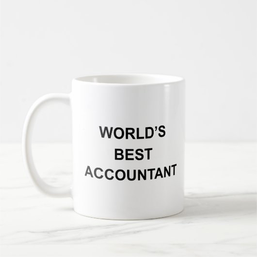 Bester Steuerberater der Welt Kaffeetasse (Links)