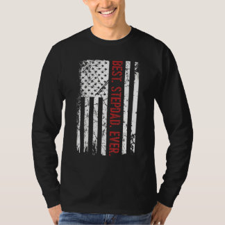 Bester Stiefvater Aller Zeiten Us Amerikanische Fl T-Shirt