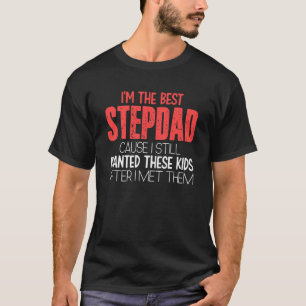 Bester Stiefvater des Mannes am Vatertag Bonus-Vat T-Shirt