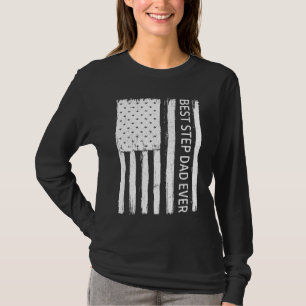 Bester Stiefvater jemals Stief-Vatertag Amerikanis T-Shirt
