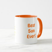 Bester Sun/Sohn überhaupt! Tasse (VorderseiteRechts)